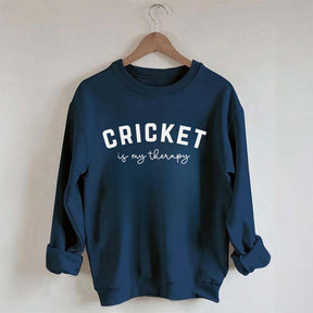 Cricket Is My Therapy Sweatshirt