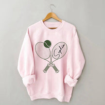 Custom Name Tennis Sweatshirt, Tennis Player Gift