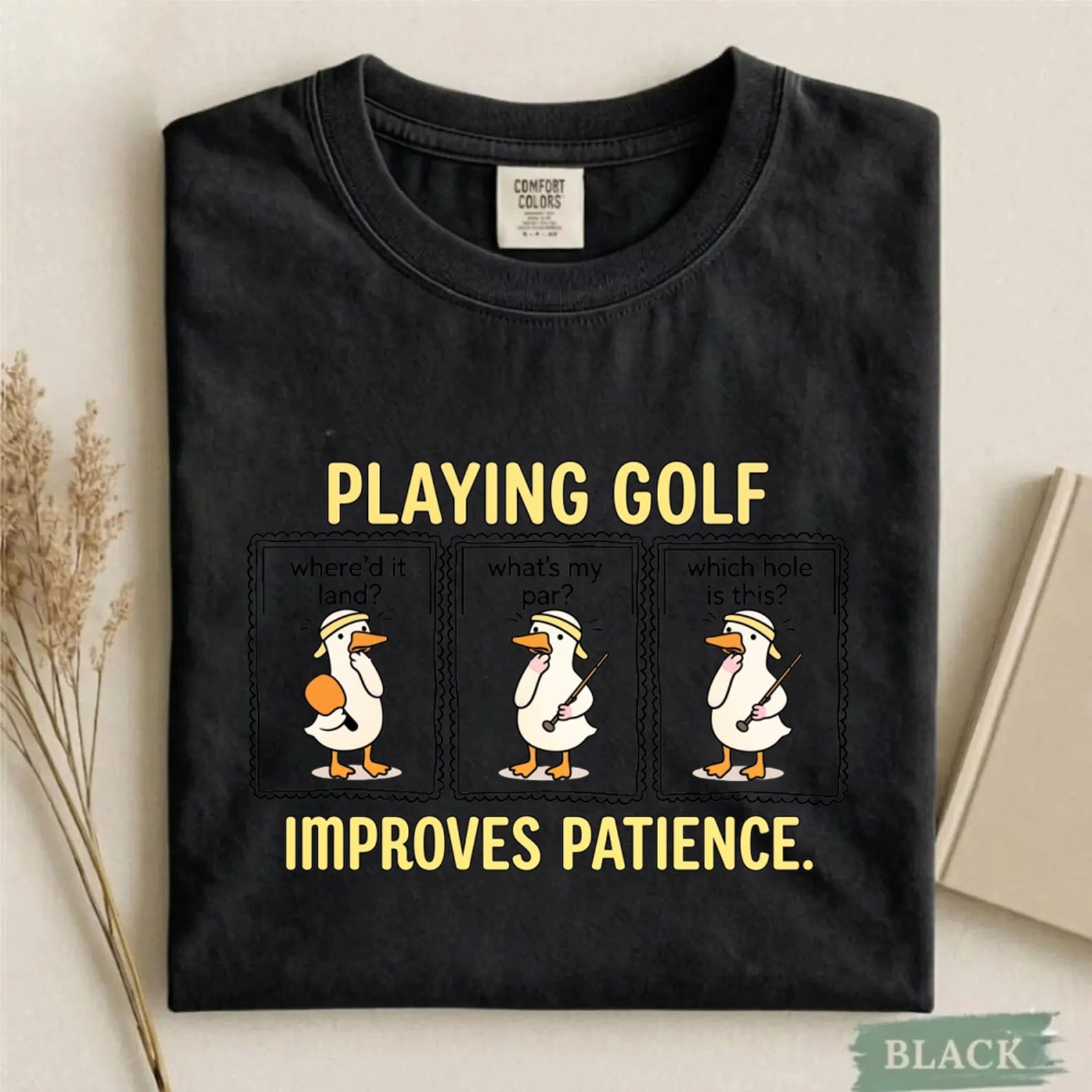 Comfort Colors Playing Glof Improves Memory T-shirt