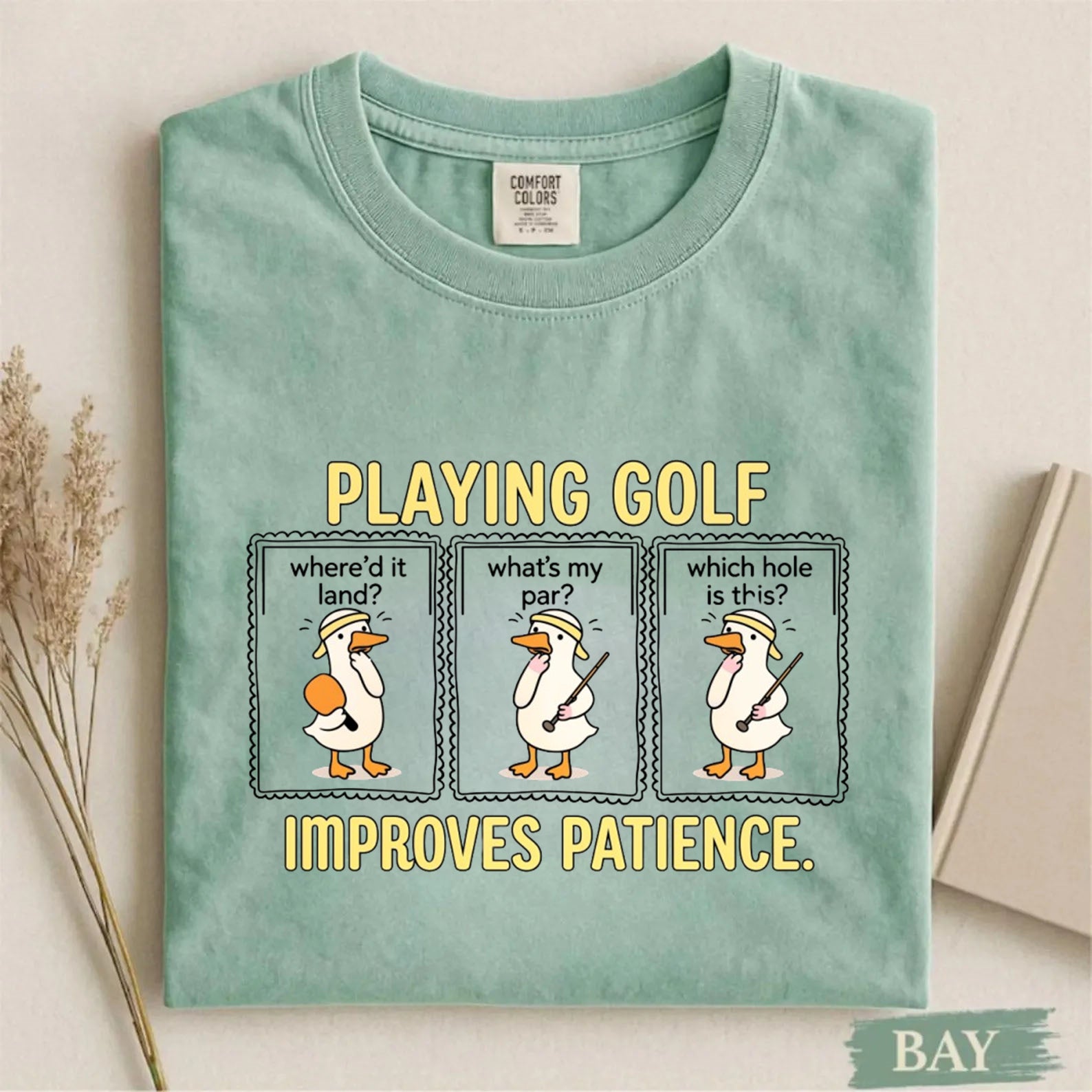 Comfort Colors Playing Glof Improves Memory T-shirt