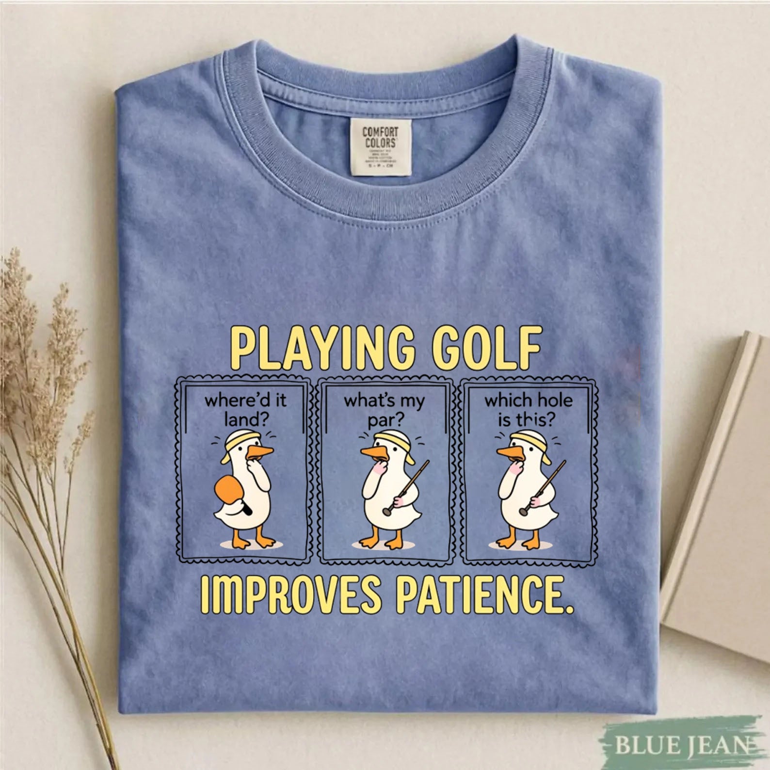 Comfort Colors Playing Glof Improves Memory T-shirt