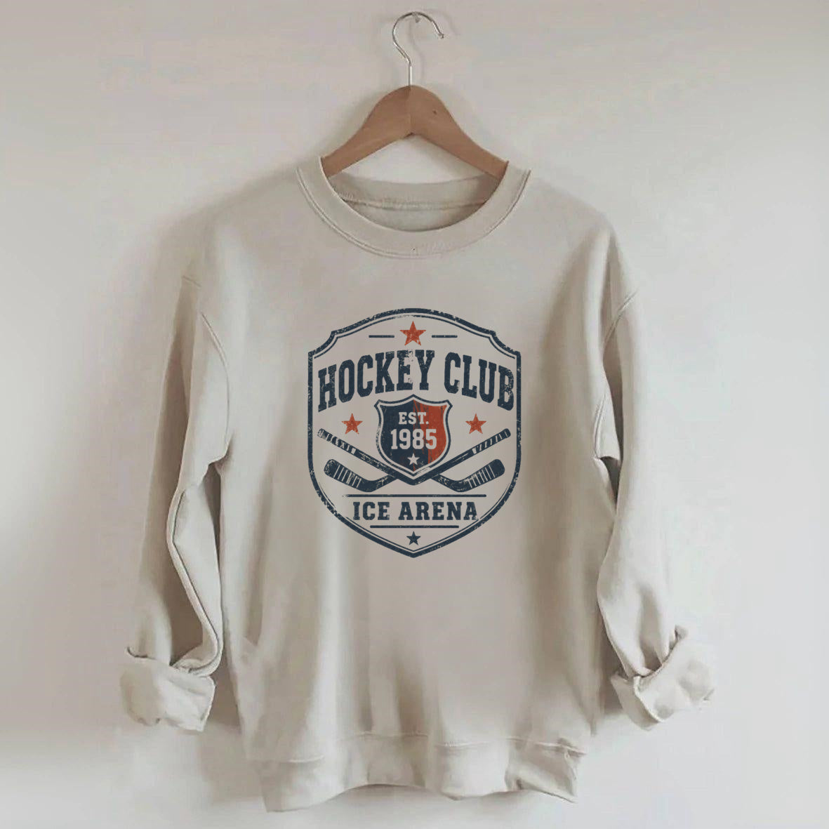 Hockey Club Est. 1985 Ice Arena Sweatshirt