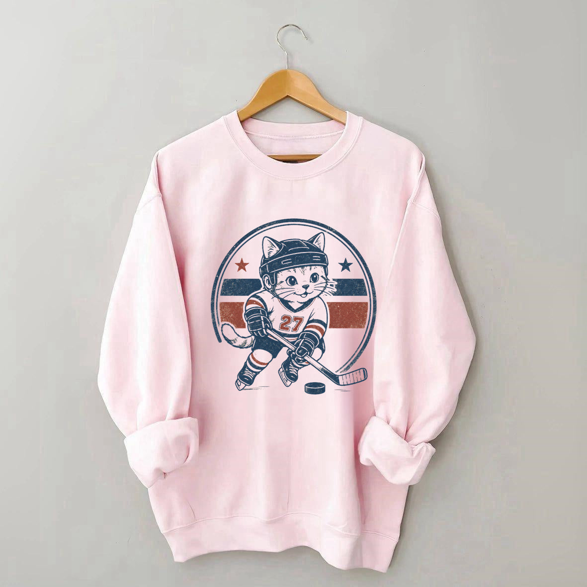 Vintage hockey cat sweatshirt