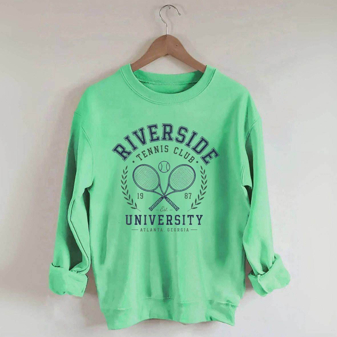Vintage Riverside University  Tennis Club Sweatshirt