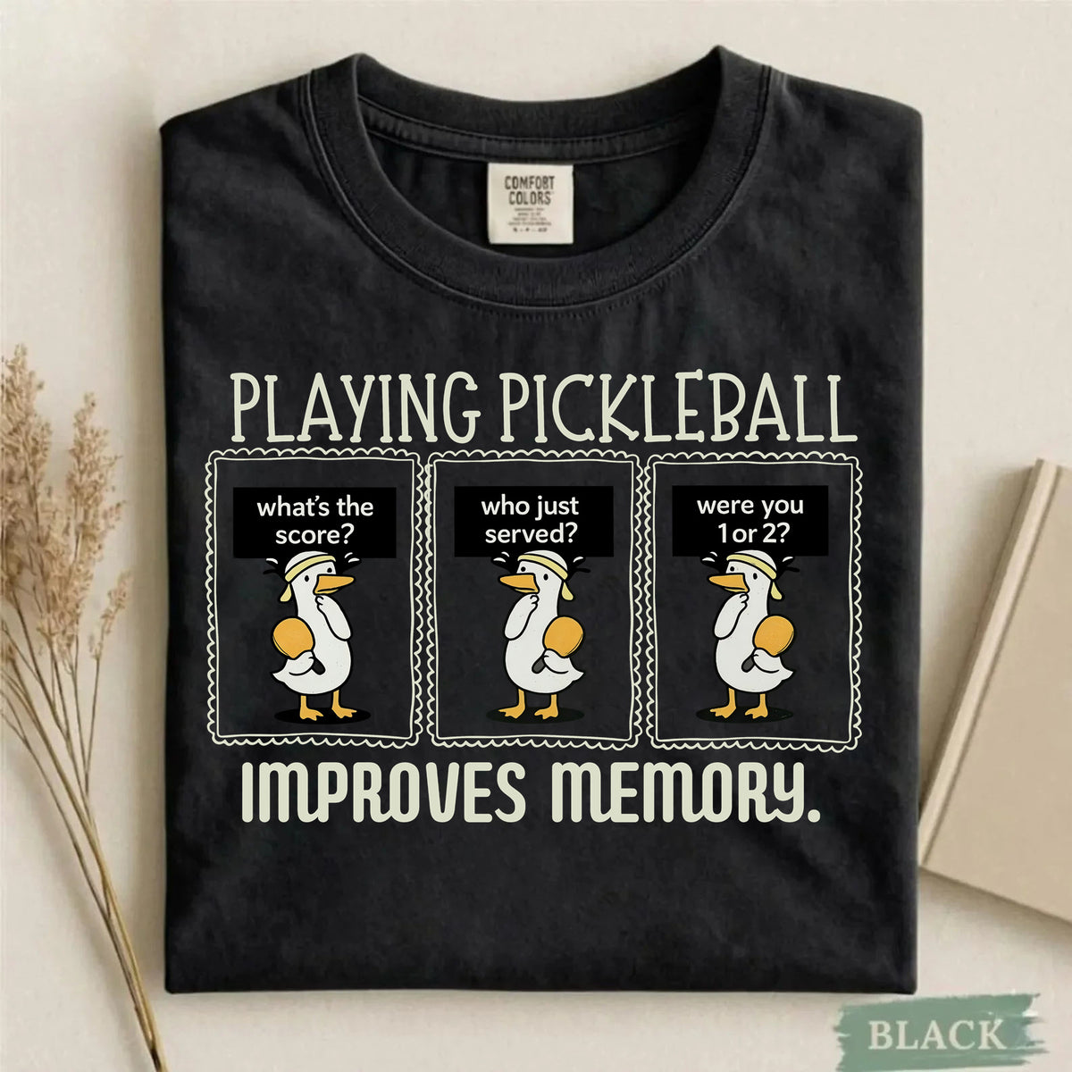Comfort Colors Playing Pickleball Improves Memory T-shirt/Sweatshirt