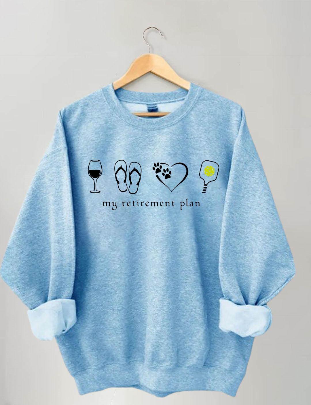 My Retirement Schedule. Funny Pickleball Retirement Sweatshirt