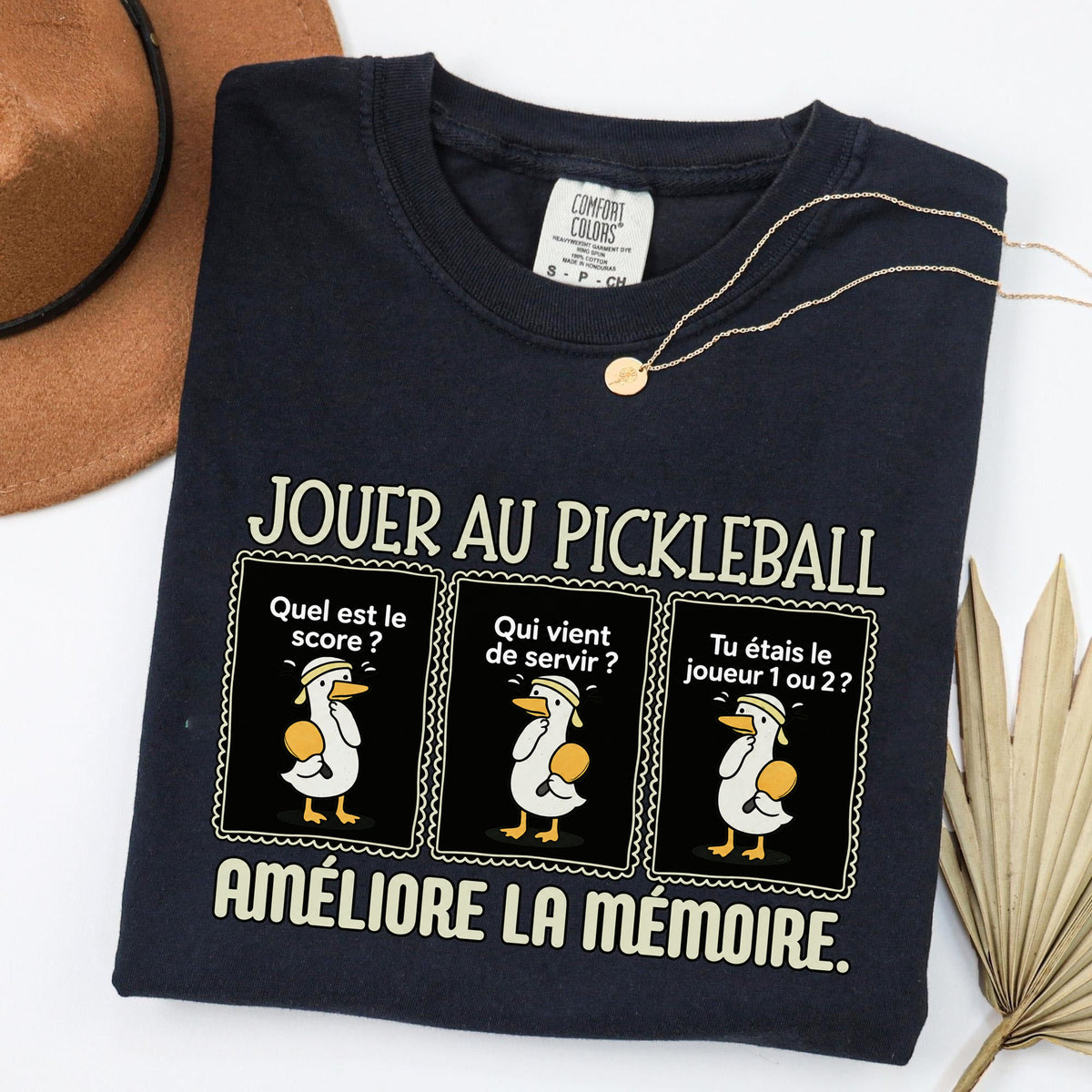 JOUER AU PICKLEBALL AMÉLIORE LA MÉMOIRE. T-shirt