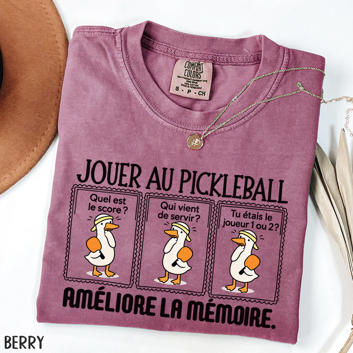 JOUER AU PICKLEBALL AMÉLIORE LA MÉMOIRE. T-shirt