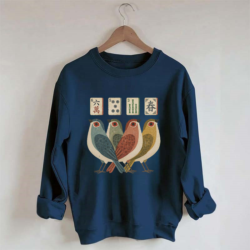 Retro Bird Bam Tile Sweatshirt