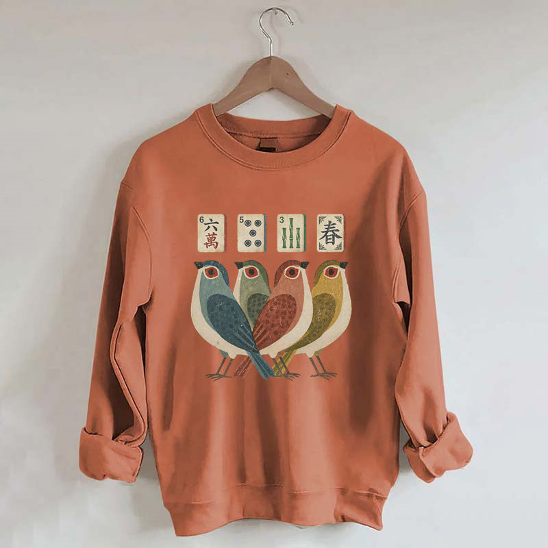 Retro Bird Bam Tile Sweatshirt