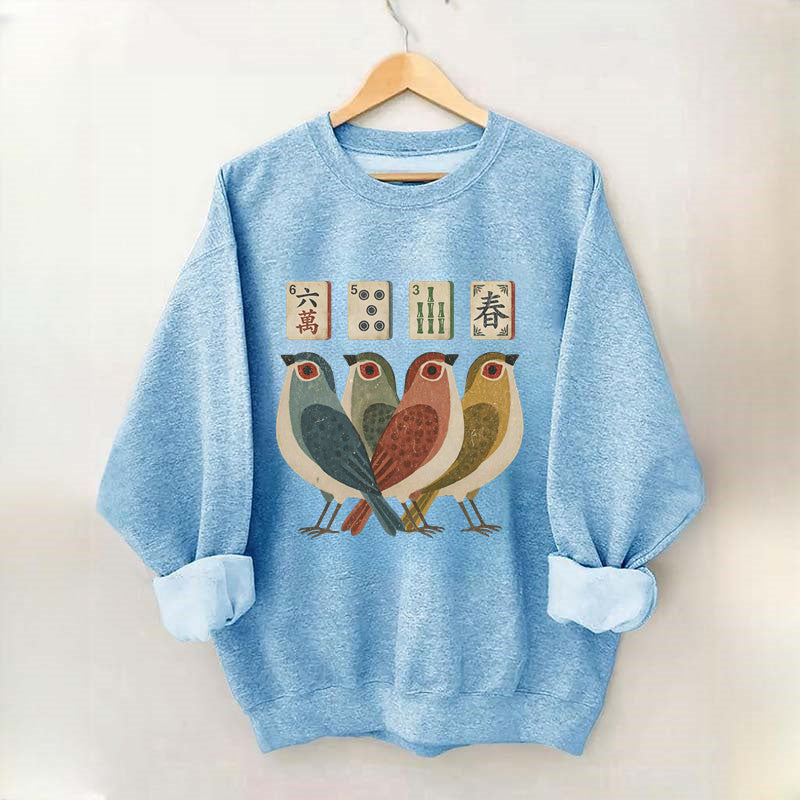 Retro Bird Bam Tile Sweatshirt