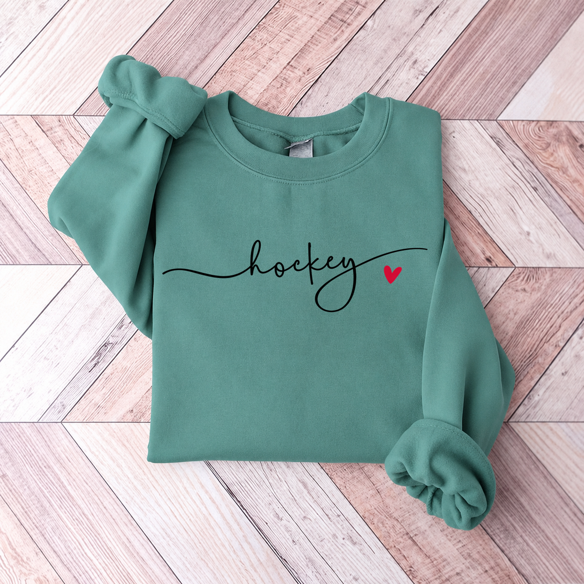 Cute Minimalistic Hockey Sweatshirt