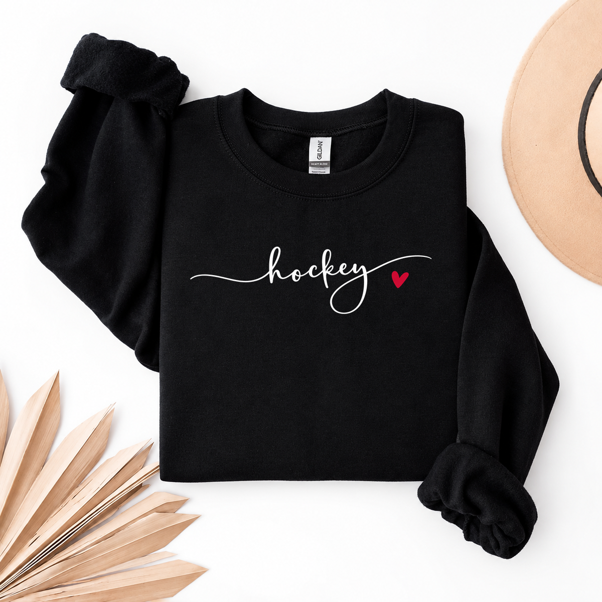Cute Minimalistic Hockey Sweatshirt