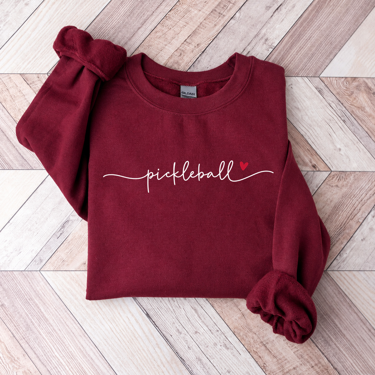 Cute Minimalistic pickleball Sweatshirt