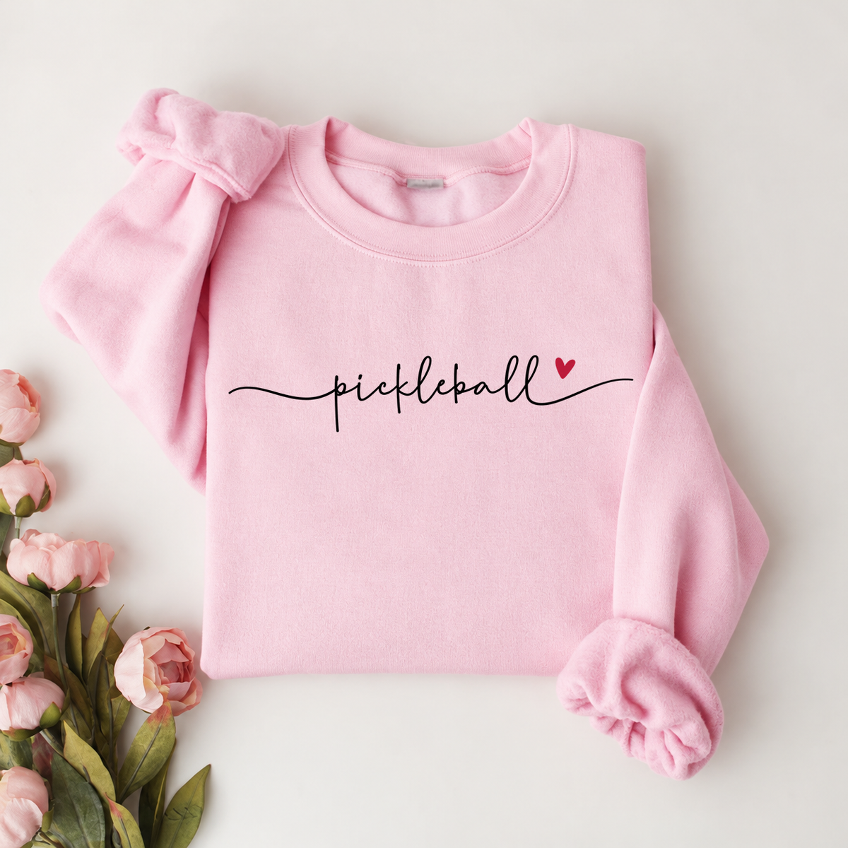 Cute Minimalistic pickleball Sweatshirt