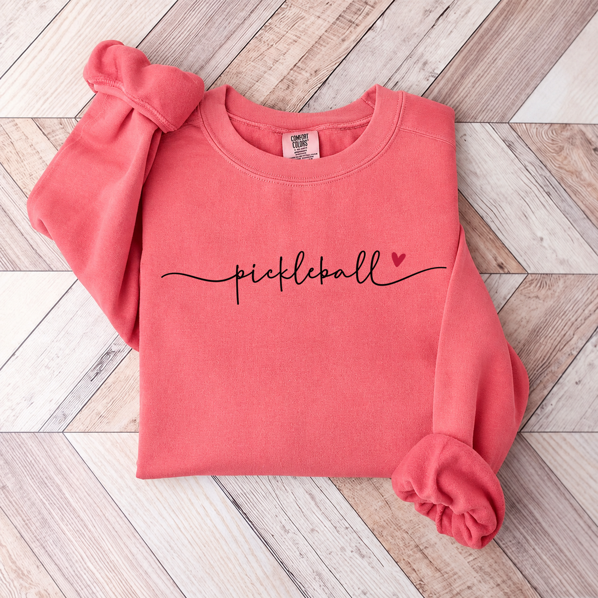 Cute Minimalistic pickleball Sweatshirt