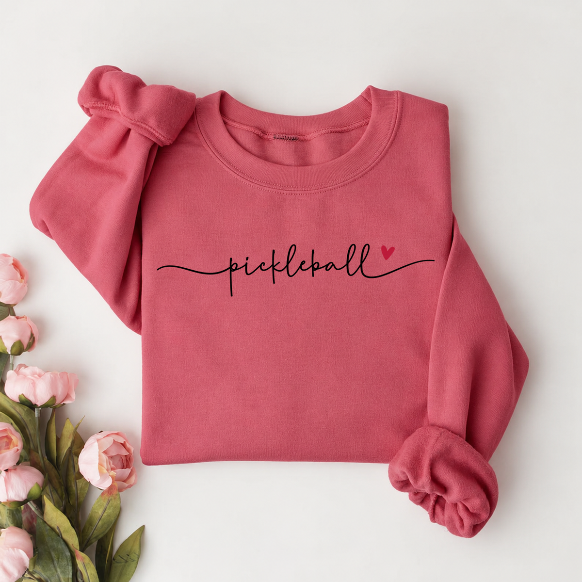 Cute Minimalistic pickleball Sweatshirt