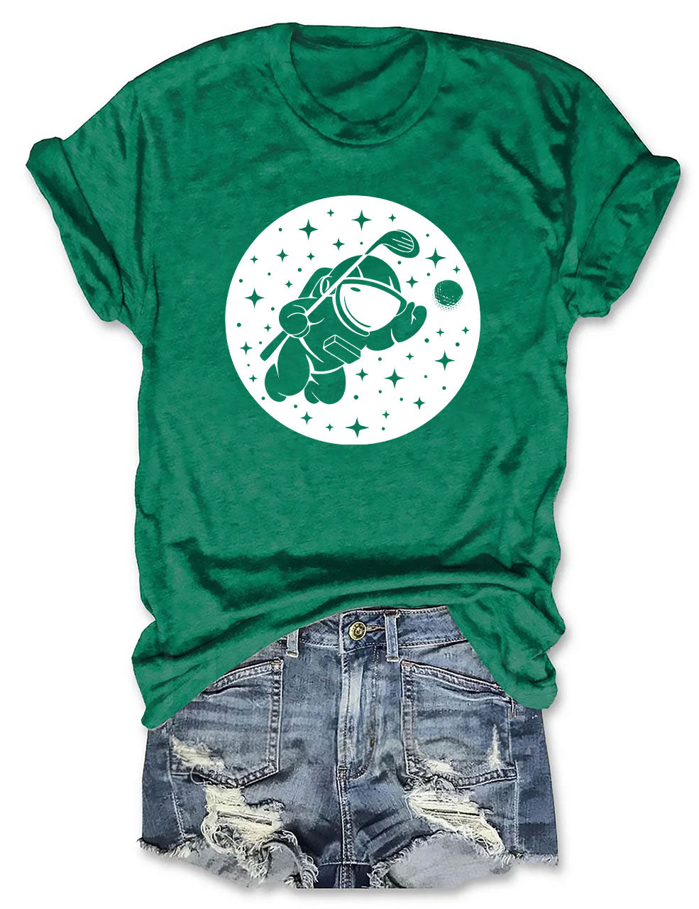 Golfing In Space T-shirt