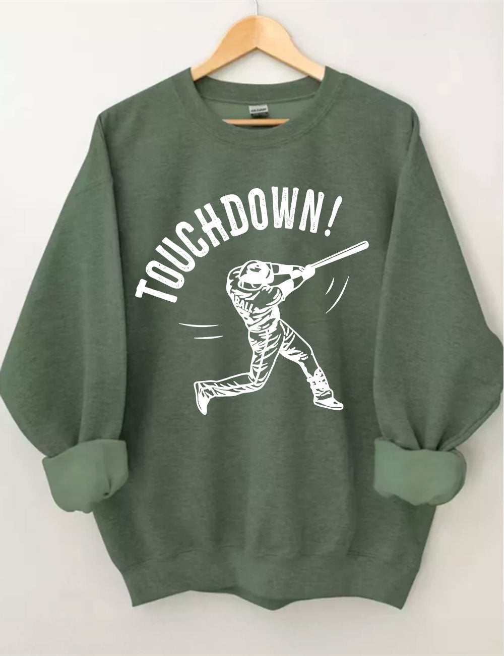 Touchdown Baseball Joke Sweatshirt