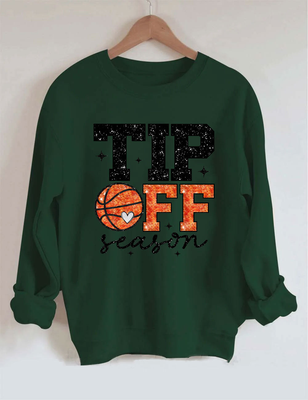 Tip Off Season Basketball Sweatshirt