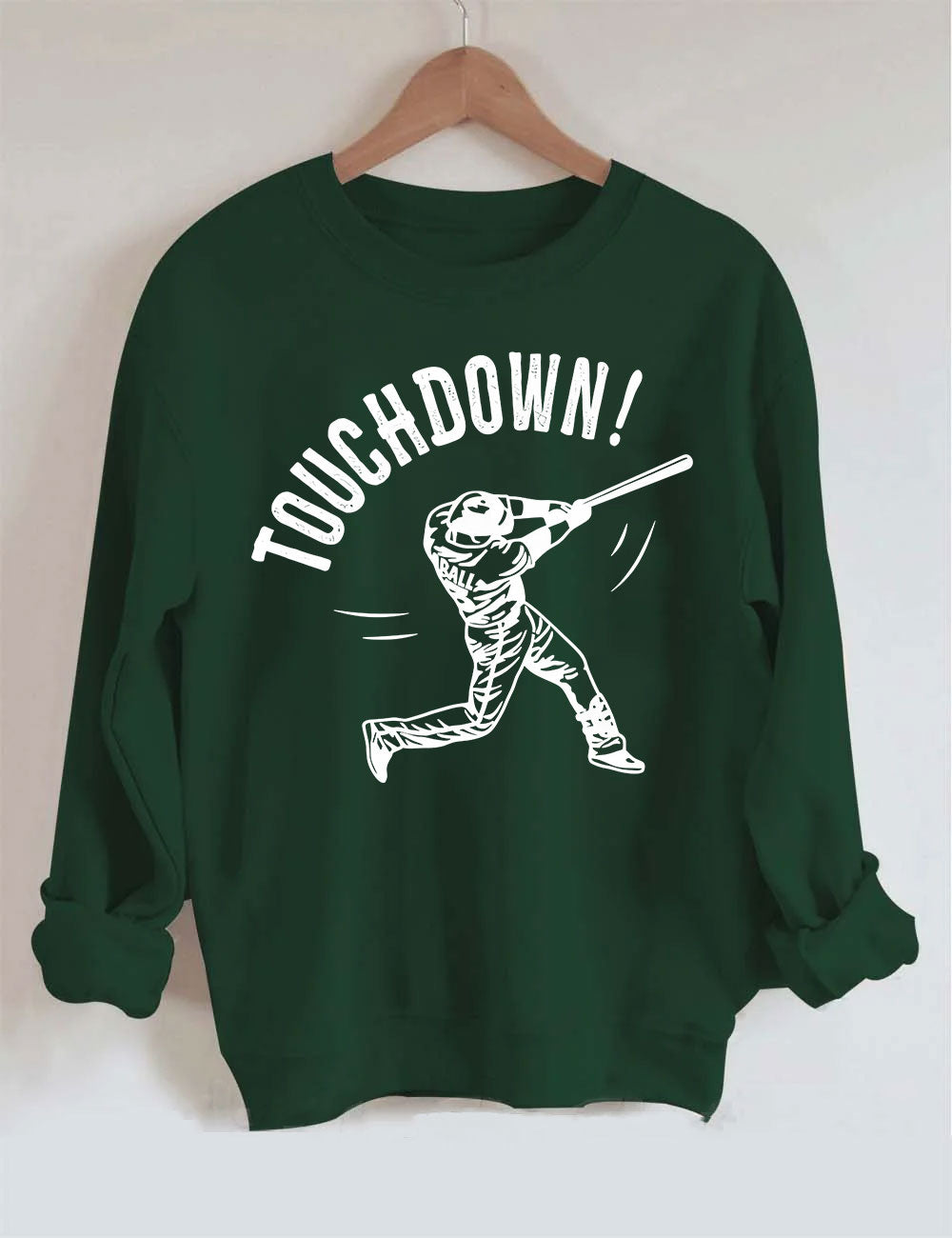 Touchdown Baseball Joke Sweatshirt