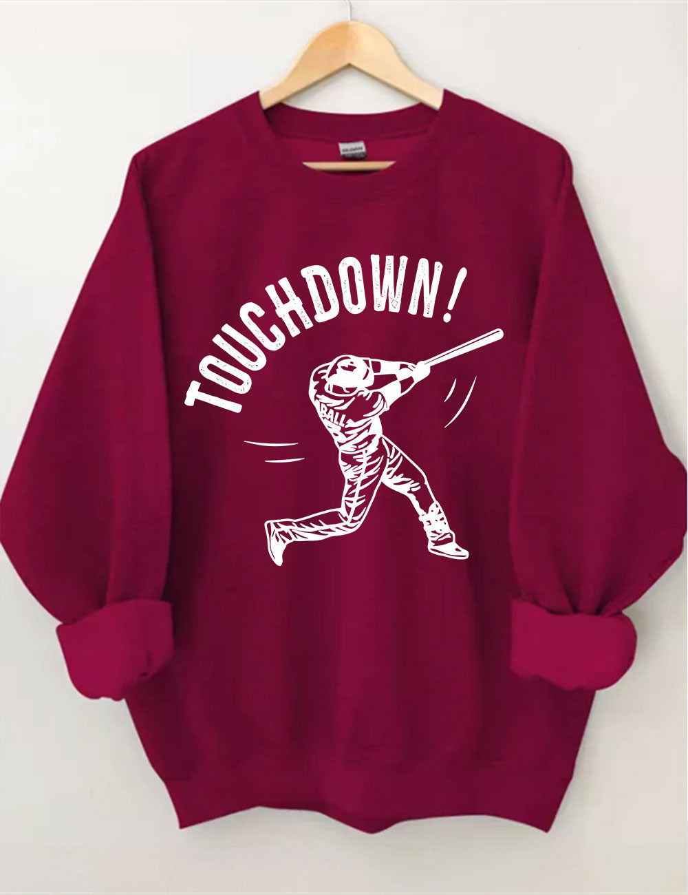 Touchdown Baseball Joke Sweatshirt