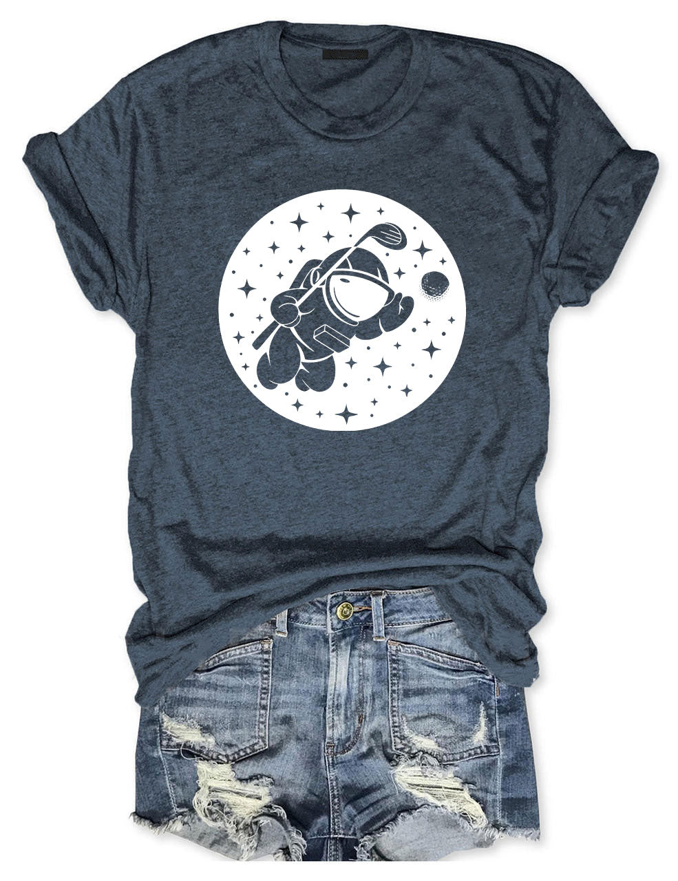 Golfing In Space T-shirt