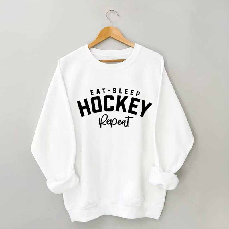 Eat Sleep Hockey Repeat Sweatshirt