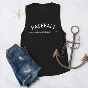 Baseball All Day Tank Top