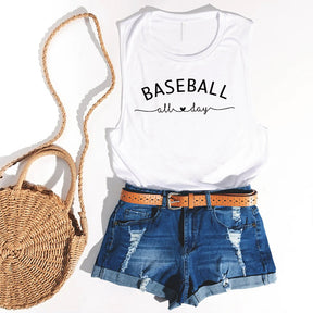 Baseball All Day Tank Top