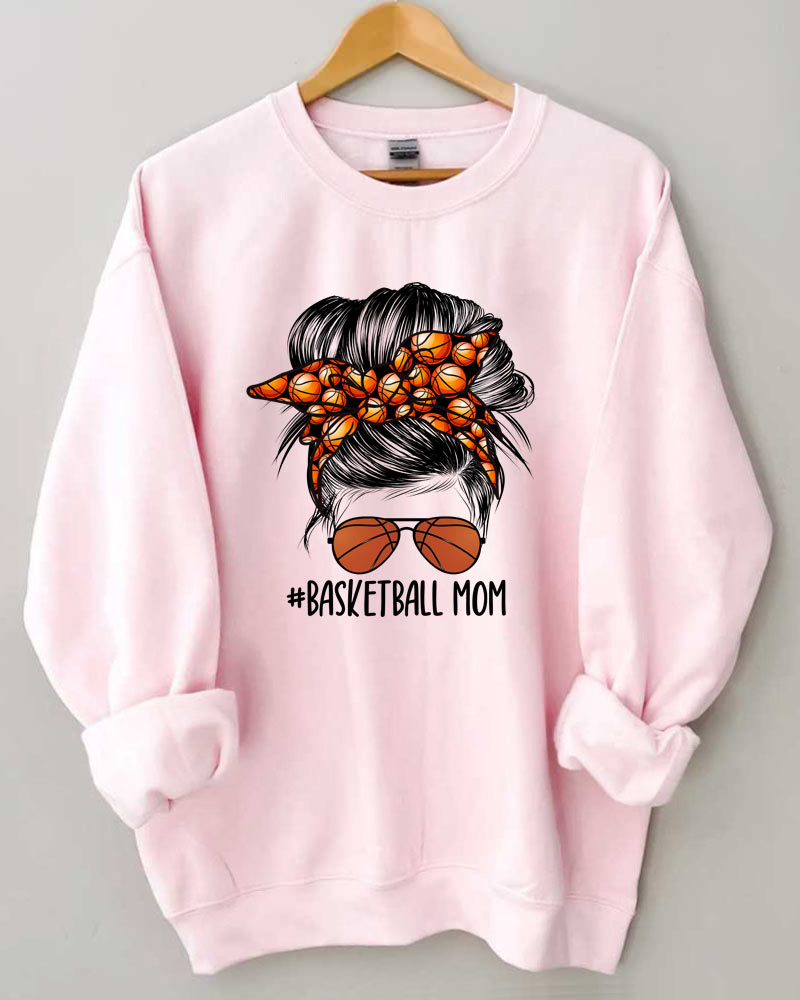 Basketball Mom Crewneck Sweatshirt