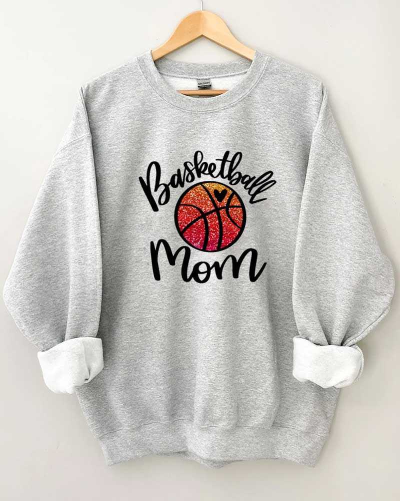 Basketball Mom Crewneck Sweatshirt