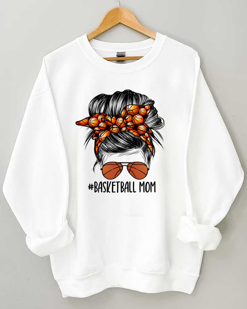 Basketball Mom Crewneck Sweatshirt