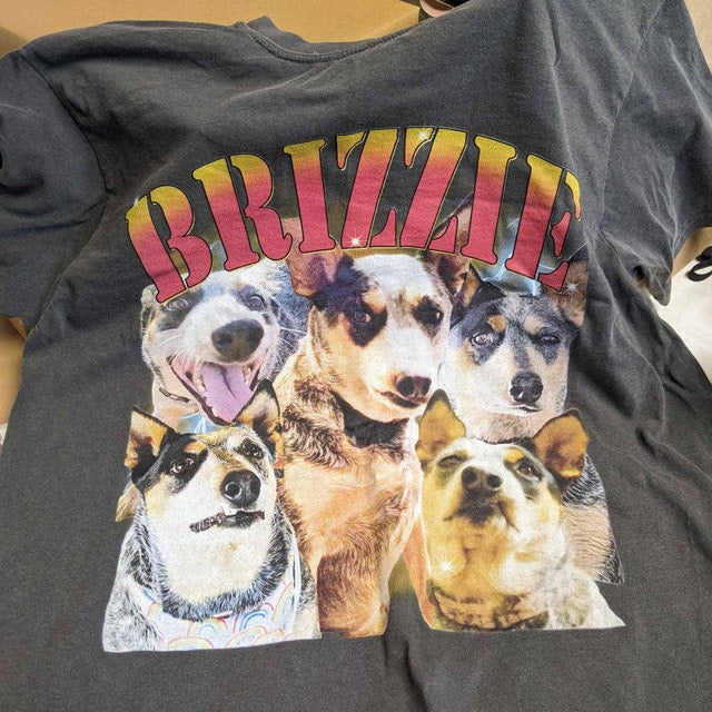 Custom Photo Vintage Tee For Pet Lover