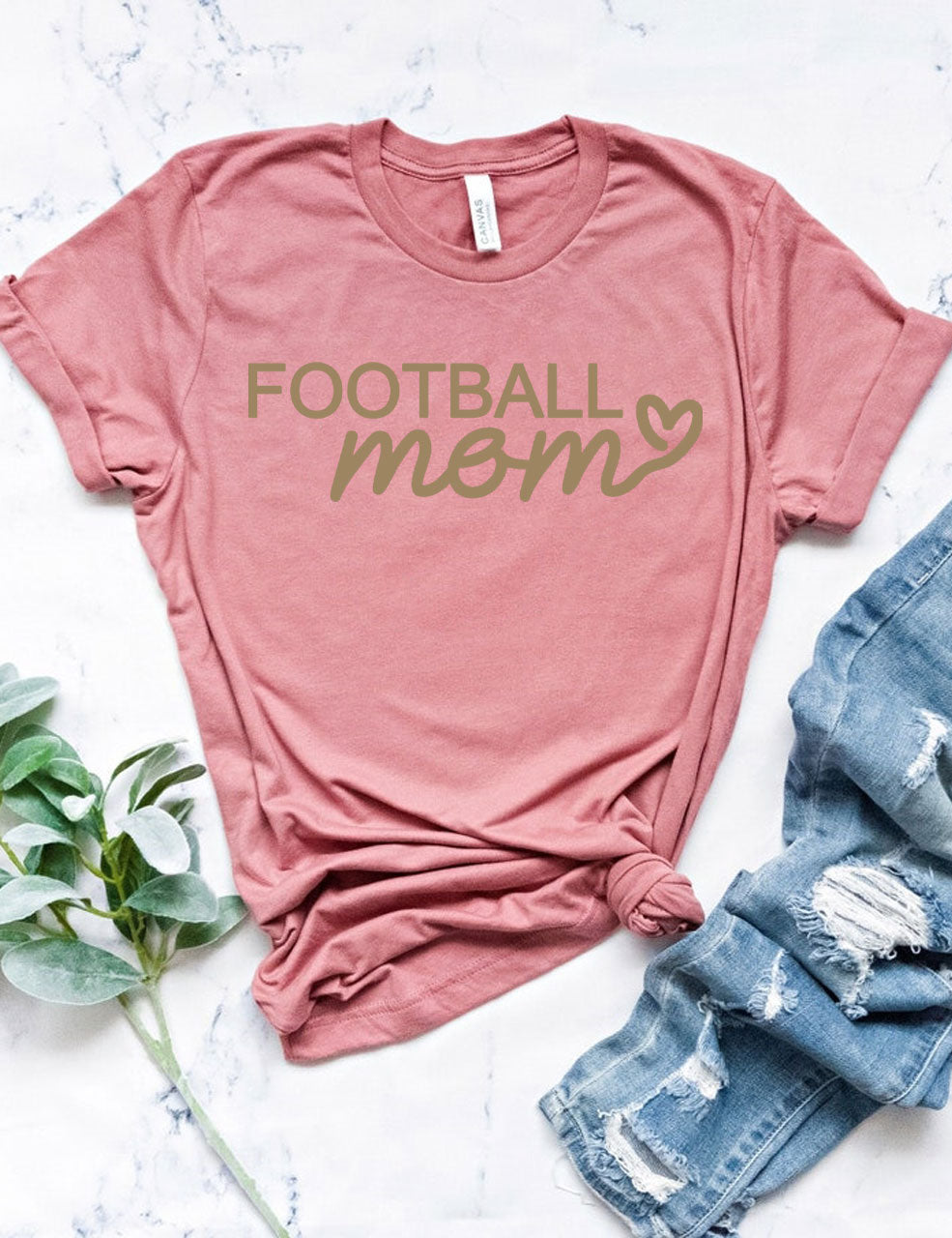 Football Mom Custom T-shirt