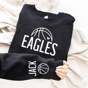 Custom Name Basketball Team Spirit Sweatshirt