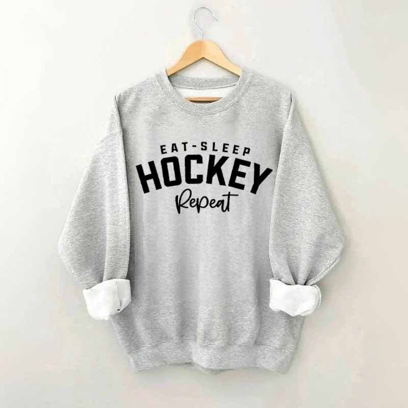 Eat Sleep Hockey Repeat Sweatshirt