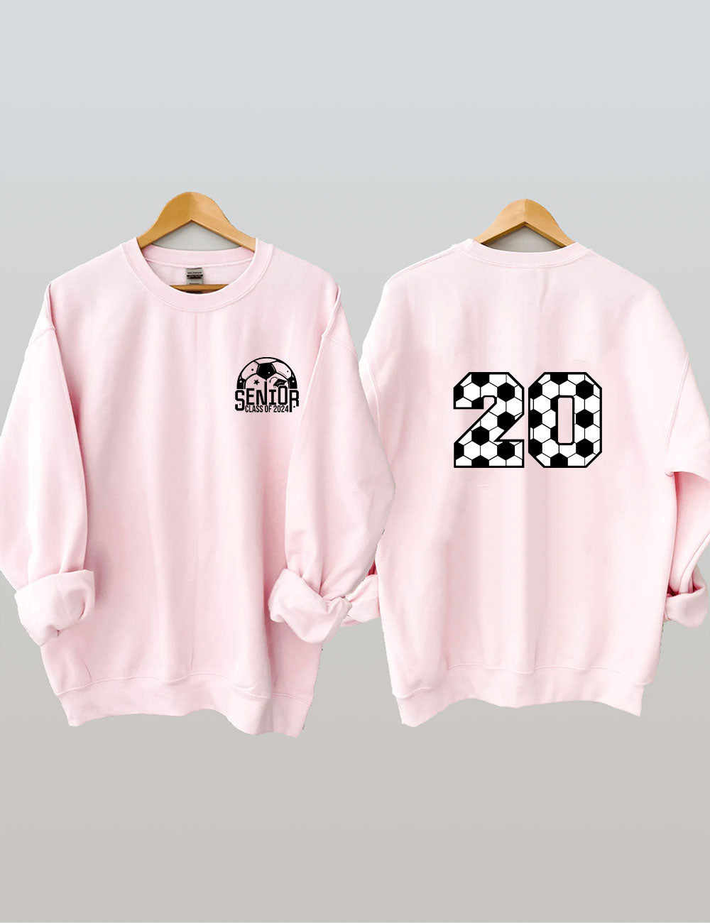 2024 Senior Soccer Custom Number Sweatshirt