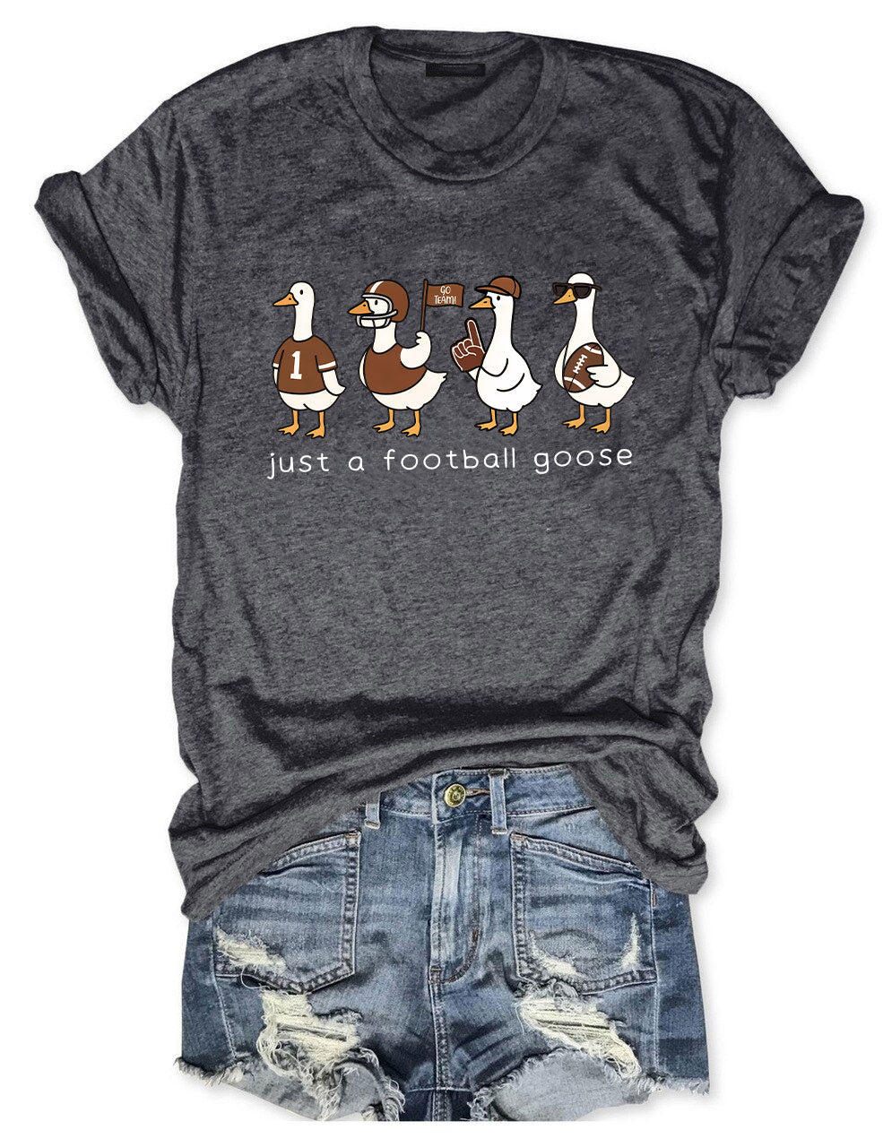Funny Football Goose T-shirt