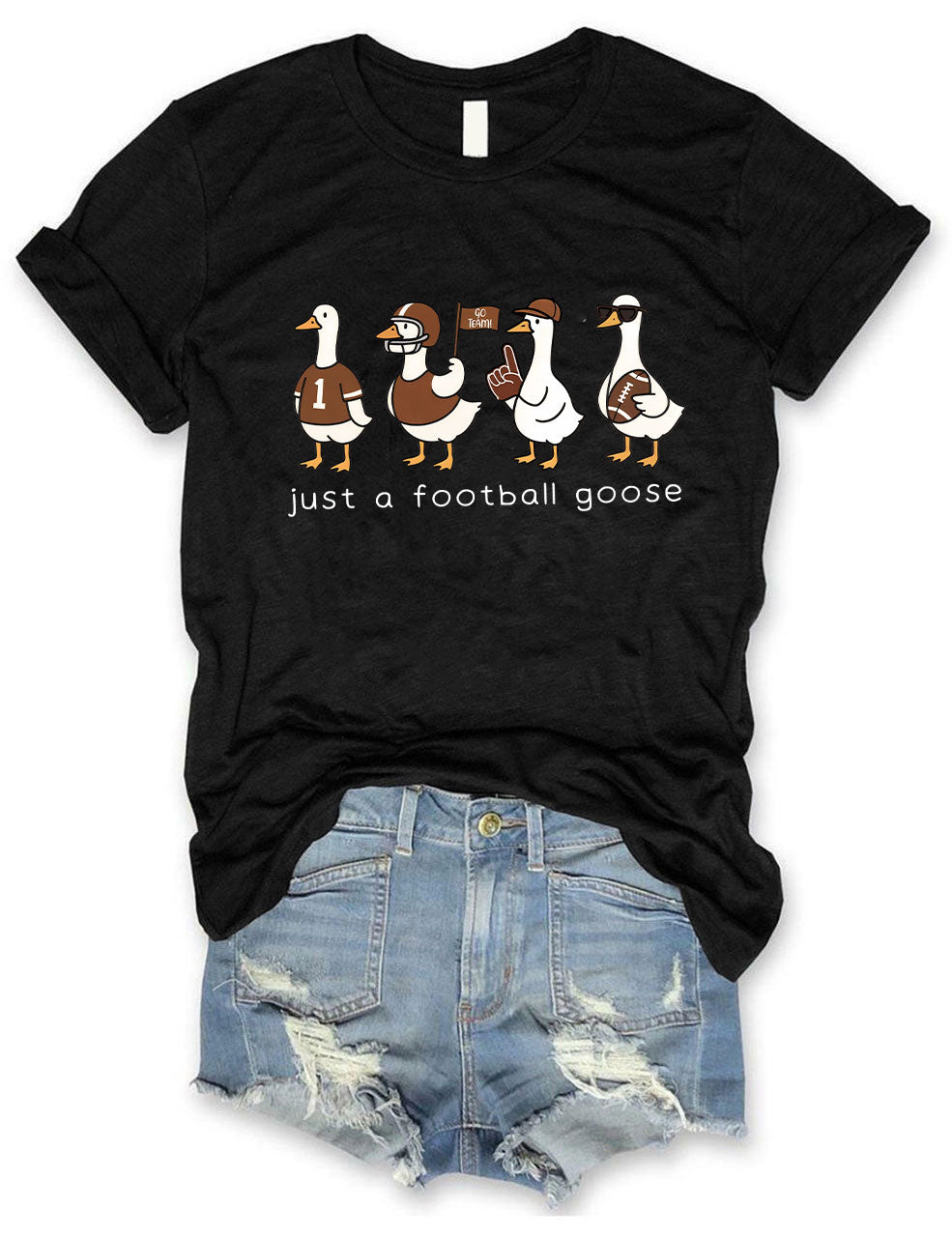 Funny Football Goose T-shirt