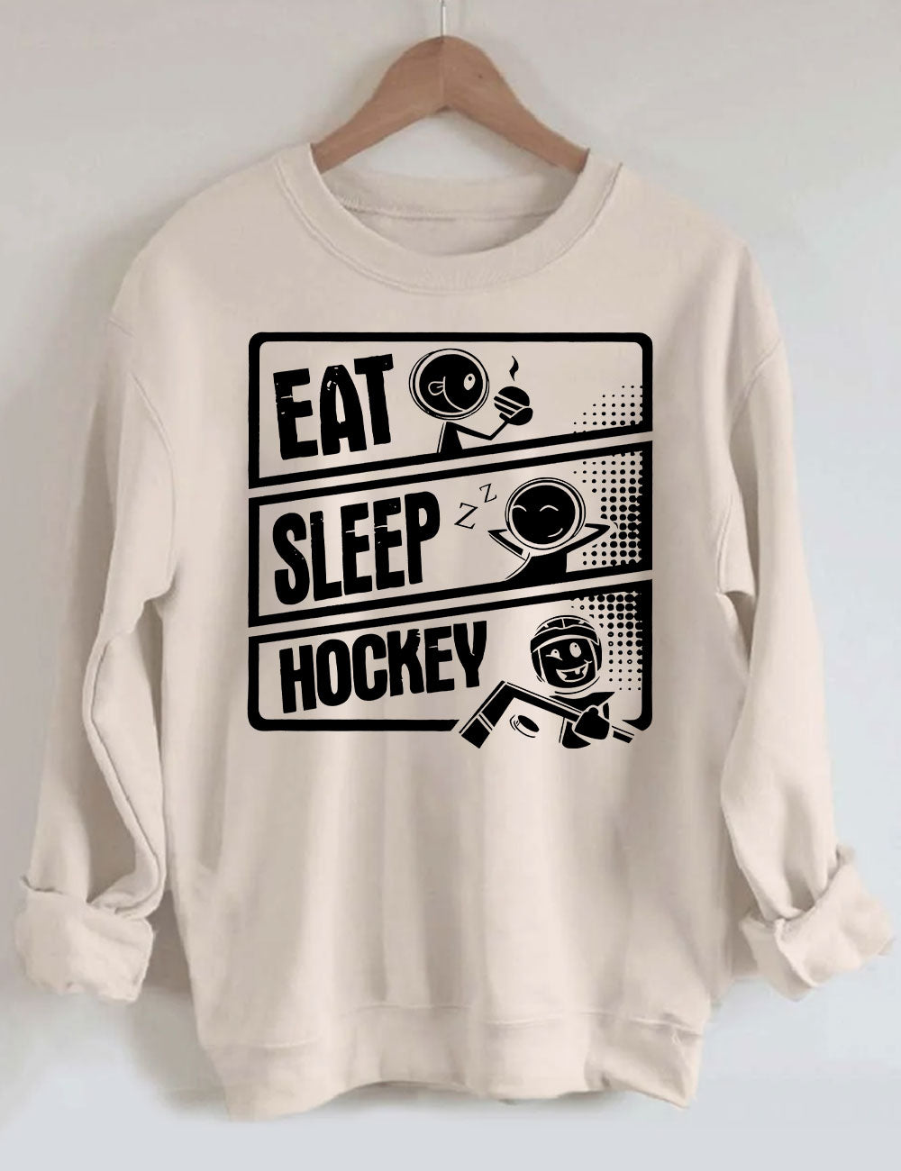 Eat Sleep Hockey Sweatshirt