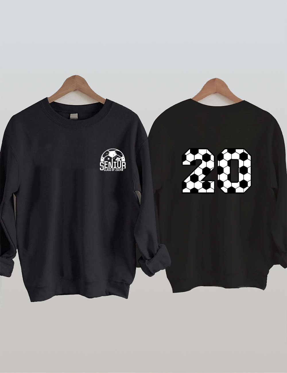 2024 Senior Soccer Custom Number Sweatshirt