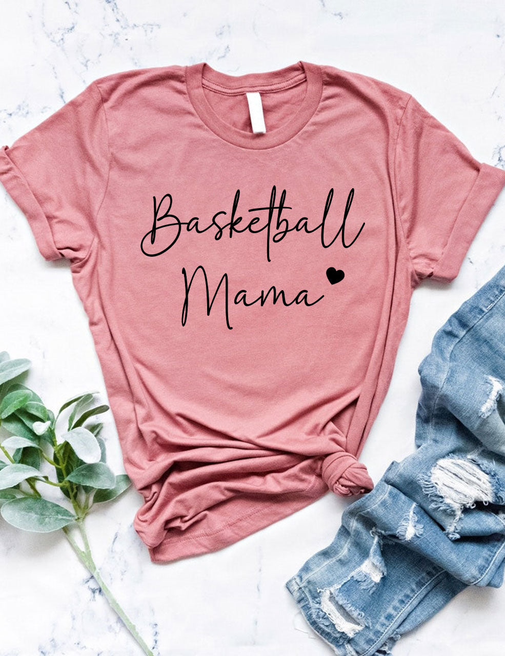 Custom Name Basketball Mom T-shirt
