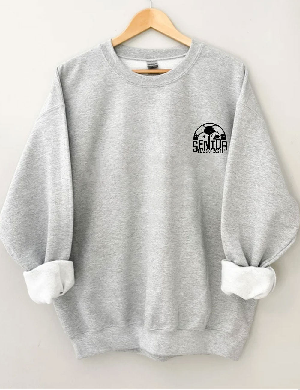 2024 Senior Soccer Custom Number Sweatshirt