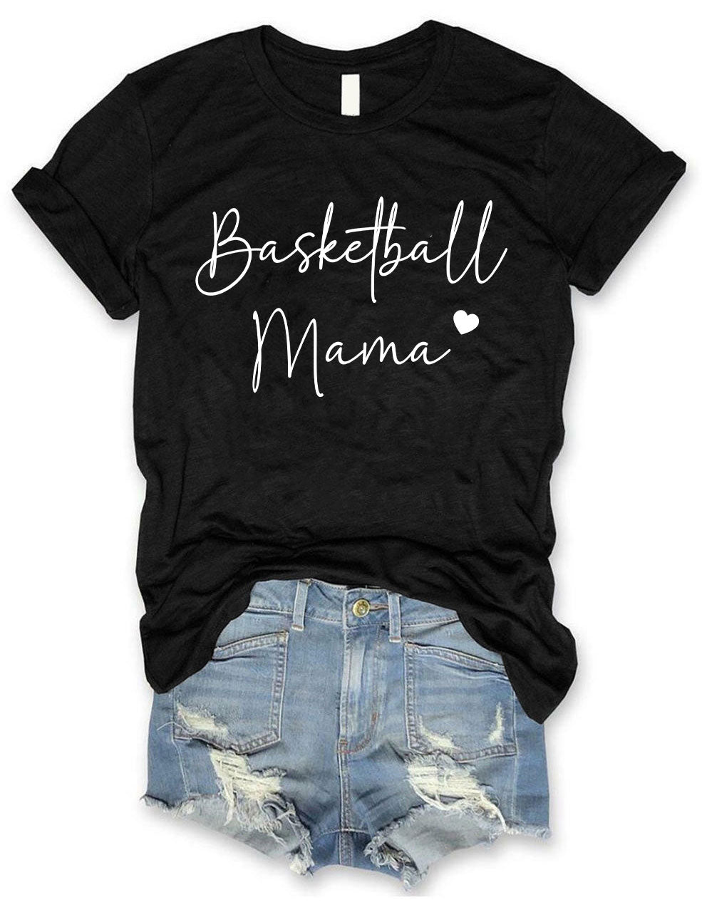 Custom Name Basketball Mom T-shirt