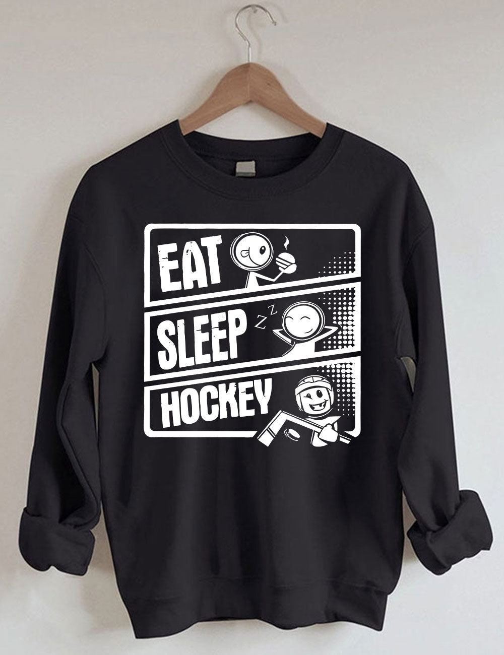 Eat Sleep Hockey Sweatshirt