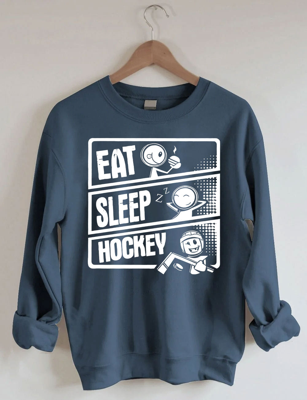 Eat Sleep Hockey Sweatshirt