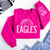 Custom Name Basketball Team Spirit Sweatshirt
