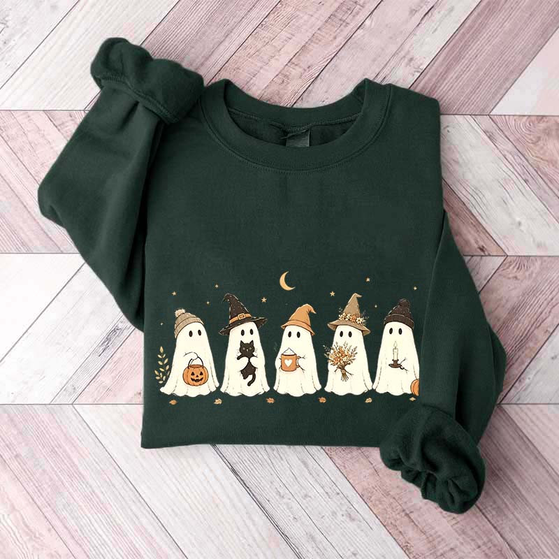 Cozy Fall Ghost Sweatshirt