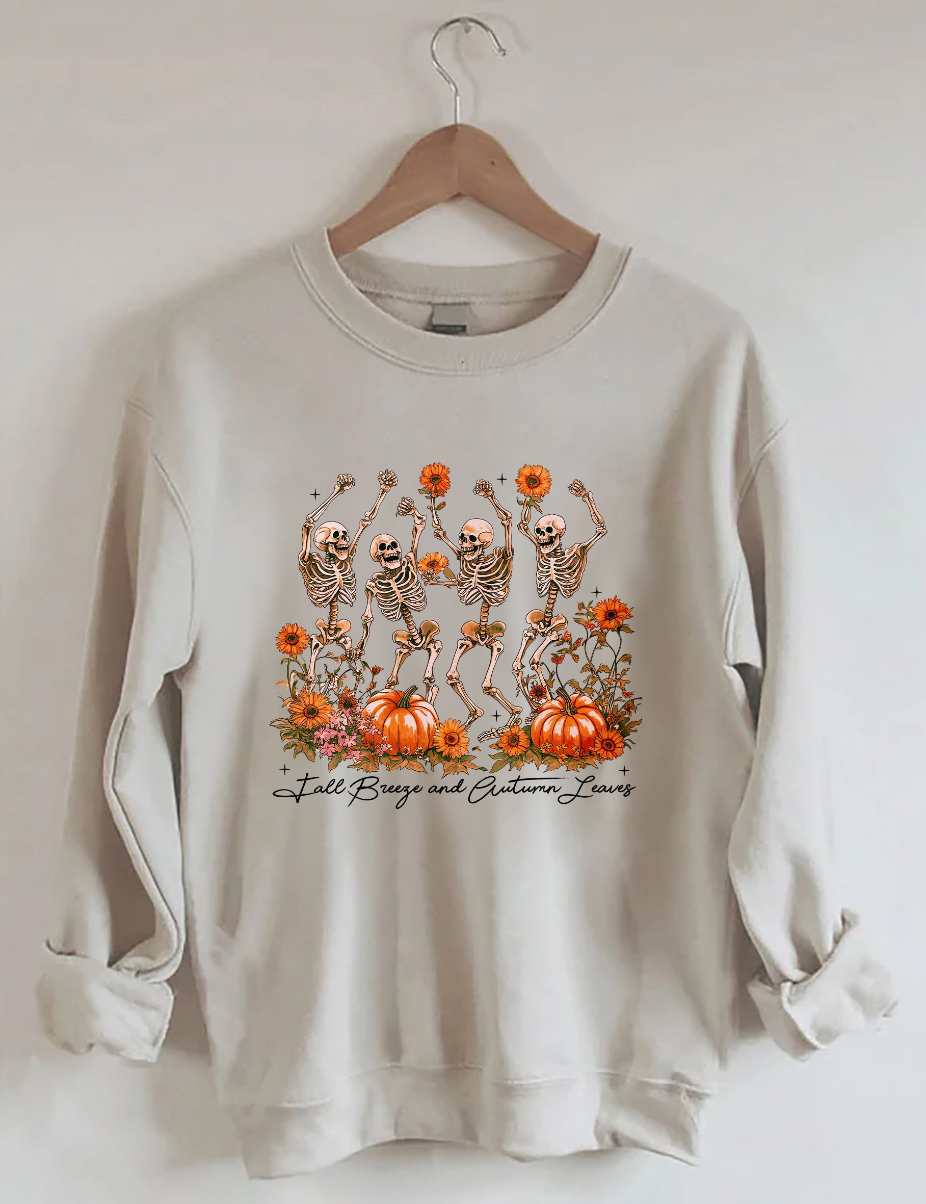Fall Breeze and Autumn Leaves Sweatshirt